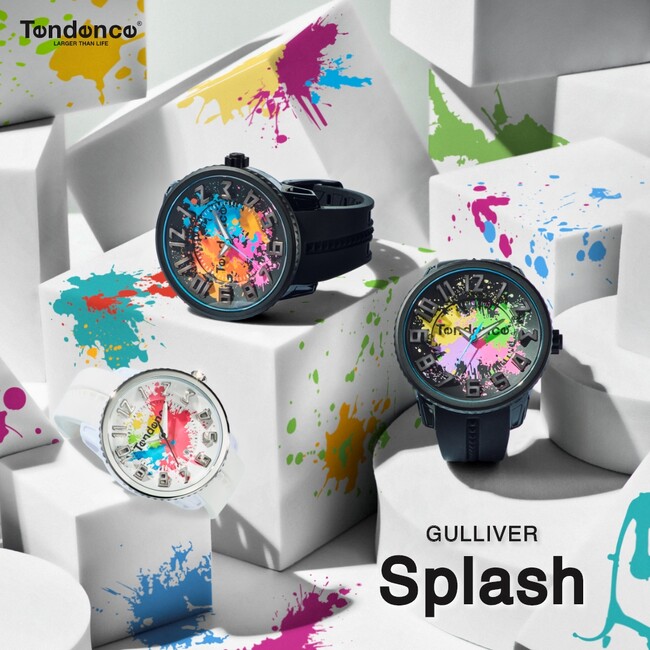 スイスの腕時計ブランド「Tendence（テンデンス）」は昨年発売し、即完売した『GULLIVER Splash（ガリバースプラッシュ）』の新カラー3種を7月12日（金）に発売いたします。