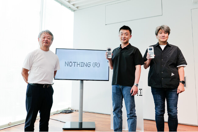 英Nothing、表参道でデザインイベントを実施。プロダクトデザイナー深澤直人氏を特別ゲストに迎え、Nothing CEO カール・ペイと語った「デザインの未来」「テクノロジーは”使う人が作る”時代」