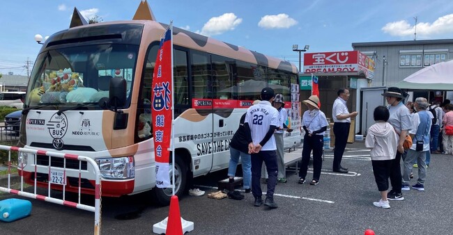 【平和堂】7月7日（日）、第3回「ネコのバス譲渡会」を開催しました　平和堂は保護ネコ活動サポートに取り組んでいます