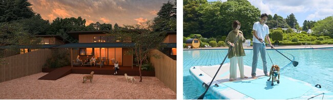 2024 年10 月7日（月）オープン 愛犬と泊まれるプライベート温泉付き宿泊エリア「Dear Wan Spa Garden」 ペットツーリズムの需要に応える、愛犬と一緒に遊べるアクティビティが決定！