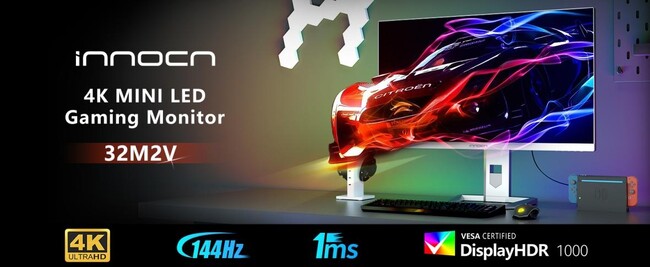 Innocn、Amazonプライムデイにて32インチ4Kゲーミングモニター（32M2V）を特別価格で提供！