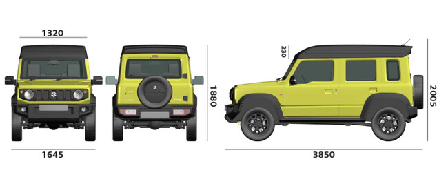 世界初！＊海外でも大人気の小型SUV、SUZUKI ジムニー シエラ“5ドア”で、快適な車中泊を可能にする「電動ポップアップルーフ」が誕生！