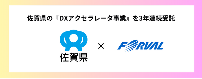 株式会社フォーバル 佐賀県の令和6年度『DXアクセラレータ事業』を3年連続受託