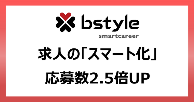 1求人あたりの応募数が最大2.5倍増！『求人のスマート化』、中小企業の人手不足対策にも貢献
