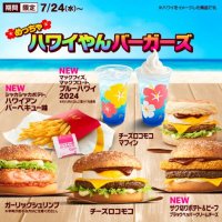 めっちゃハワイやんバーガーズ　新商品「ザク切りポテト＆ビーフ ブラックペッパークリームチーズ」！新商品4種を含む全7種で、朝から晩までハワイを楽しめる！　