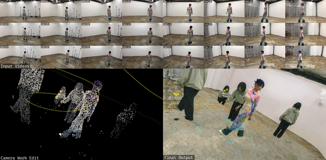 動きのある被写体を自由なカメラワークで映像化する「4DNeRF」を開発