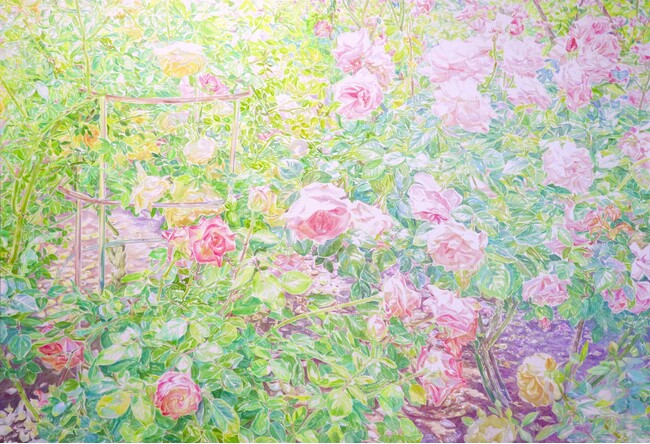 【京都岡崎 蔦屋書店】高橋果歩 個展「光の庭」を7月27日（土）より開催。装飾性とパターン性をもって拡張する植物の魅力を光のイメージとともに表現。