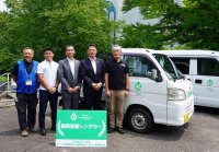 エートス協同組合
組合初、「災害復興支援用軽トラック等の無償レンタル」贈呈式を開催
～石川県七尾市田鶴浜地区で7月13日から開始～