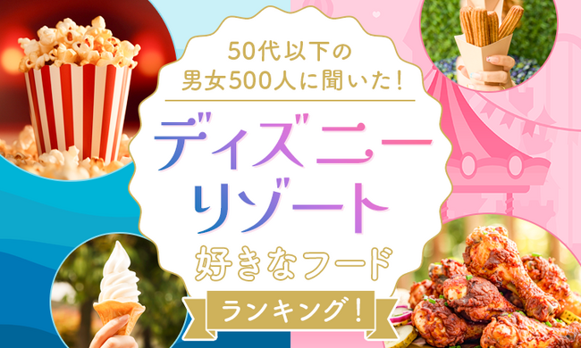 【50代以下の男女500人に聞いた!】ディズニーリゾートの好きなフードランキング!