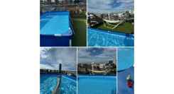 梅雨明け！頑張れ夏休み！2024年7月20日＝屋上プール貸し出し開始・クロスホーム高松