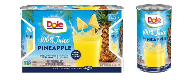 “フルーツでスマイルを。”お届けするDole　果汁100%の『ドールパイナップルジュース6P』を人気の輸入食品専門店でも取り扱い開始