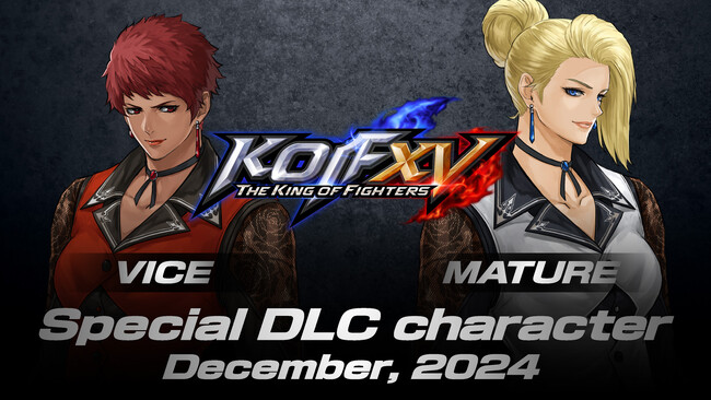 対戦格闘ゲーム『THE KING OF FIGHTERS XV』、スペシャルDLCキャラクターとして「マチュア」と「バイス」の参戦決定！2024年12月に2体同時配信！