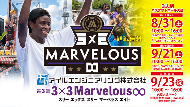名古屋が熱狂!女子バスケ・馬瓜エブリンの3人制バスケ大会、開幕