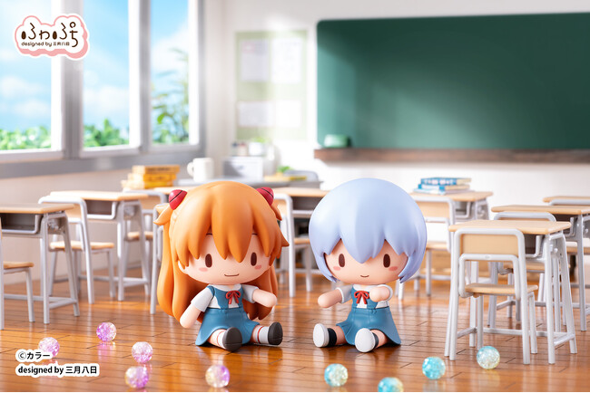 『ヱヴァンゲリヲン新劇場版』より「レイ」「アスカ」の ”ふわぷち デフォルメフィギュア” が新登場！