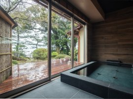 半露天風呂(天の羽衣)