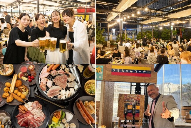 ハイシーズン真っ只中！開業1か月で既に週末は満員御礼!!100種類以上が食べ＆飲み放題の『ビアガーデン マイアミ』が、平日限定で“オリオンビール”とのコラボキャンペーンを開催!