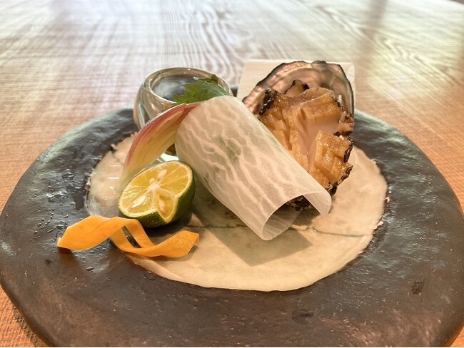 【望楼NOGUCHI登別】噴火湾産 天然エゾアワビをご堪能ください!