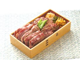 【isshin】宮崎牛ヒレ・サーロインステーキ弁当 【isshin】宮崎牛ヒレ・サーロインステーキ弁当