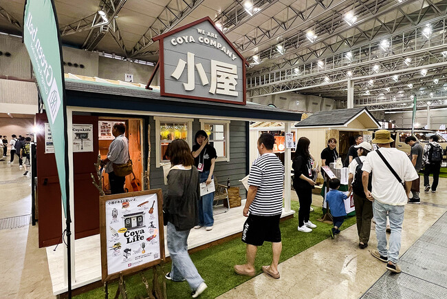 【出展レポート 東京アウトドアショー2024＠幕張メッセ】累計868棟の販売実績のあるワークスガレージを中心にブース出展。延べ5,000名以上の方にブース来場を頂きました。