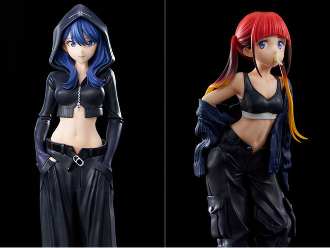 『グリッドマンユニバース』と『ZOZOTOWN』がコラボし話題となった、【BLACK COLLECTION by ZOZOTOWN】より「宝多六花」「飛鳥川ちせ」を立体化。