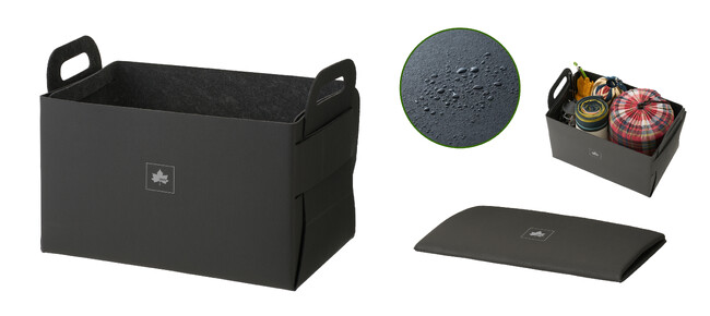 廃棄される車の部品を再利用！ぺたんこに折りたためるストレージバッグ「LOGOS カーパーツリサイクルバック」2サイズ 新発売！