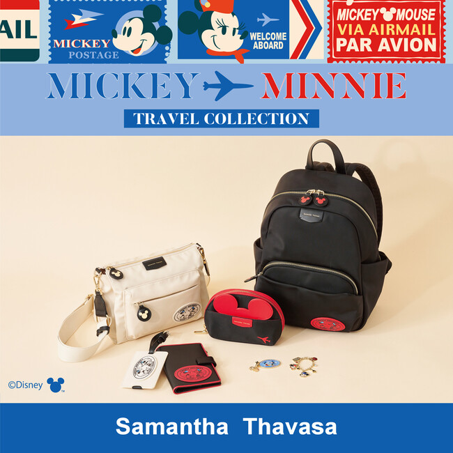 Samantha Thavasa /DISNEY DREAM TRAVELコレクション「ミッキー＆ミニー」がサマンサタバサから登場！