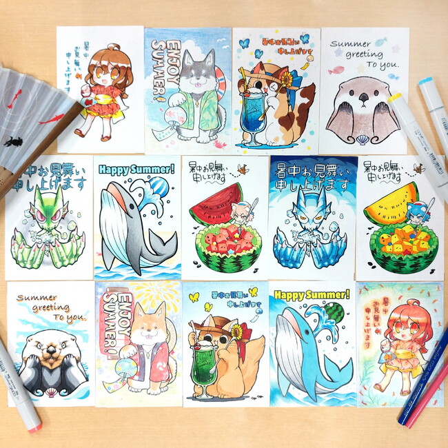 夏の特別企画「暑中お見舞いイラスト作成会2024」開催のお知らせ