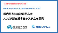岡山大学病院と両備システムズ、国内初となる胆道がんをAIで診断支援するシステムを開発