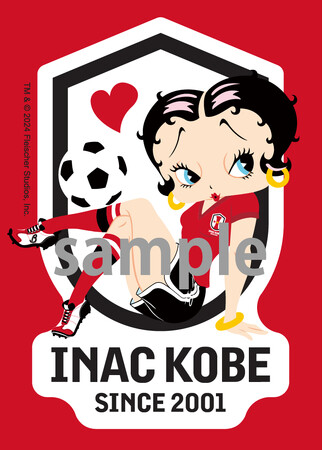 女子プロサッカーWEリーグ「INAC神戸レオネッサ」と、世界的な人気キャラクター「Betty Boop(TM)」との初コラボグッズが発売！