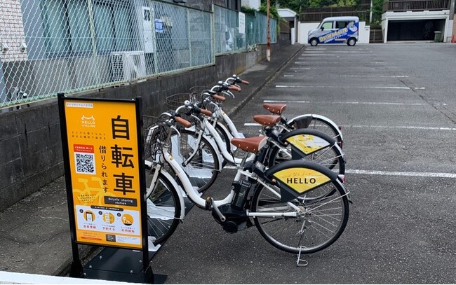 ダイワサイクルの店舗敷地内へシェアサイクルサービス「HELLO CYCLING」のステーションを設置