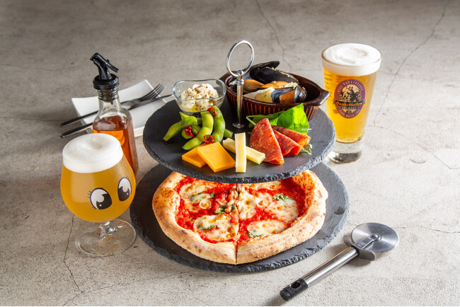 ビール屋のアフタヌーンティースタンド “おつまみタワー”1年ぶり復活。2024年7月25日～ サンクトガーレン タップルーム「夏のパーティープラン」でクラフトビール21種飲み放題とともに