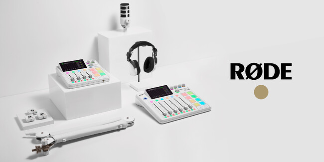 【RODE（ロード）新商品】配信環境を明るく！ホワイトカラーで統一できる「ホワイトコレクション」が登場