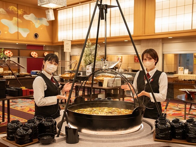 【山形名物 芋煮を世界へ発信】かみのやま温泉 日本の宿古窯の朝食ビュッフェがリニューアル！年間8万人以上の宿泊者が選んだBEST OF 山形の朝食メニュー4選。