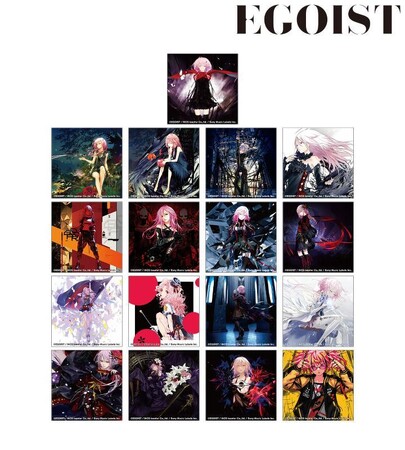 『EGOIST』のジャケットイラストトレーディングアクリルカード、マルチデスクマット、リールストラップ付きスクエアパスケースの受注を開始！アニメ・漫画のオリジナルグッズを販売する「AMNIBUS」にて