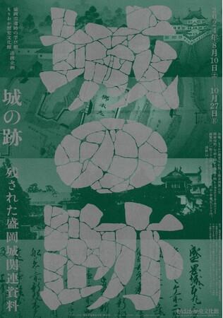 【もりおか歴史文化館】2024年8月10日～10月27日に企画展「城の跡 -残された盛岡城関連資料-」を開催します