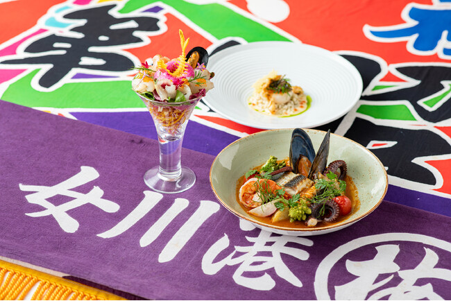 宮城県女川町と小田急ホテルセンチュリーサザンタワーが “食”でつながる絆！ホヤ、帆立、牡蠣、ムール貝など、新鮮で旨みたっぷりな魚介類を余すことなく使った料理の数々『女川・海の恵み料理フェア』