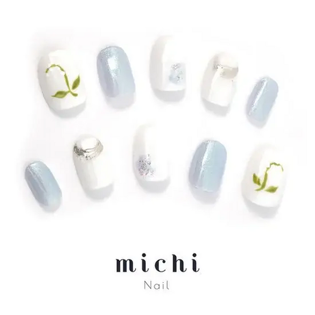 ミチネイルから上品で美しい新作ネイルを紹介します♪