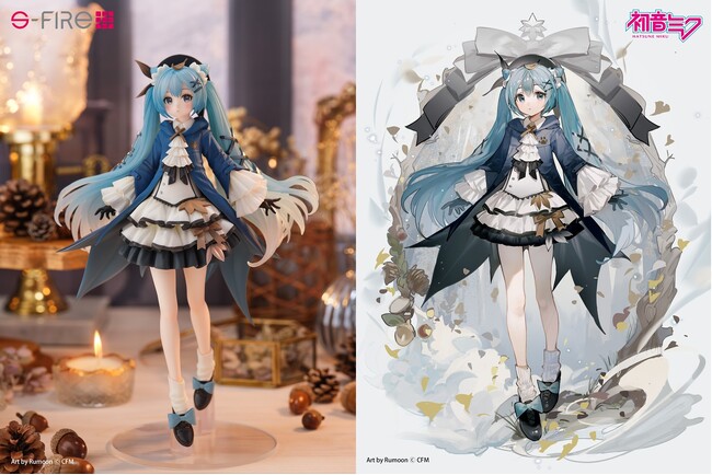 『初音ミク 秋旅行 フィギュア』予約受付開始！秋コーデの「初音ミク」をイラストそのままにS-FIREがフィギュア化！