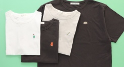 毎年人気のオリジナル刺繍Tシャツに「たこさんウインナー」や「ギョウザ」などユニークなデザインが新登場！　雑貨店・ブルーブルーエで8月1日（木）発売