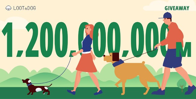 ワンちゃんの健康を応援するお散歩アプリ「LOOTaDOG」ユーザー総歩行距離12億メートル達成のお知らせ