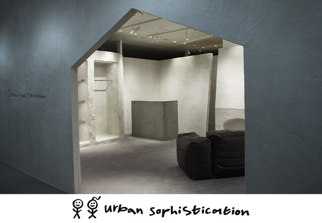 Urban Sophistication(アーバン ソフィスティケーション)の世界初の常設店がラフォーレ原宿2階にオープン