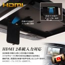 HDMI2系統入力対応 HDMI2系統入力対応