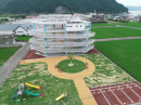 【宿毛市の駅前講演津波避難タワー】 【宿毛市の駅前講演津波避難タワー】