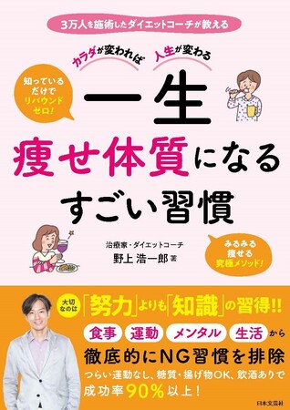 「サラダだけの食事をする」「糖質・糖類ゼロの食品を好む」はダイエットにはNG！『カラダが変われば人生が変わる　一生痩せ体質になるすごい習慣』7月29日発売！