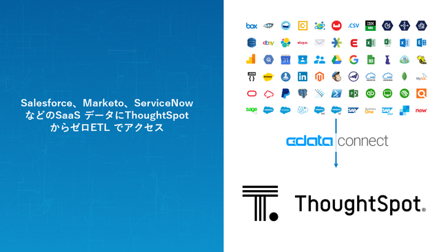 モダンアナリティクスクラウドの『ThoughtSpot』と『CData Connect Cloud』が製品連携を開始