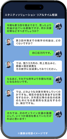 税理士法人エタニティが、ＩＴチャットツールを利用した、中小企業社長とのリアルタイム経営相談を開始。