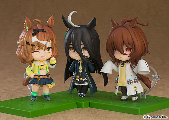 ゲーム『ウマ娘 プリティーダービー』より、「ジャングルポケット」と「マンハッタンカフェ」がねんどろいどで登場です！