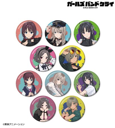 『ガールズバンドクライ』のトレーディング缶バッジ、井芹 仁菜 着用トレーナー、パーツ付きBIGアクリルスタンドの受注を開始！！アニメ・漫画のオリジナルグッズを販売する「AMNIBUS」にて