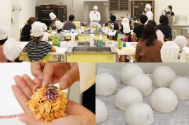 和菓子教室の様子