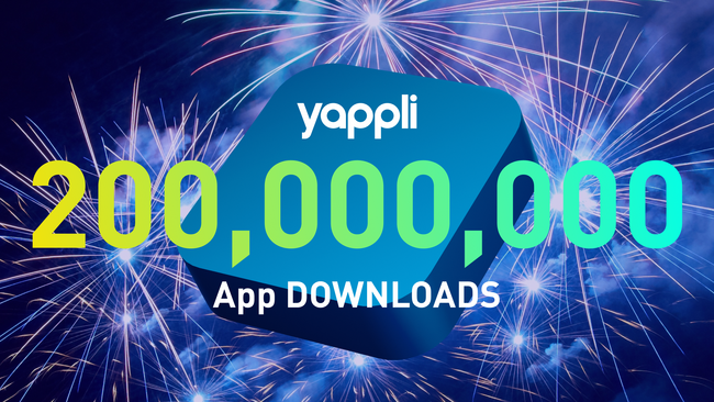 ヤプリ、アプリ開発プラットフォーム「Yappli」のアプリが累計2億ダウンロード突破